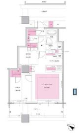 ブリリア有明スカイタワー 10階 間取り図