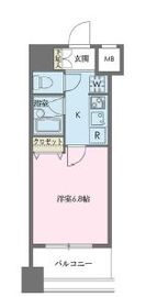 ドゥーエ新川 206 間取り図