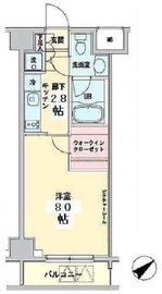 ベルティス渋谷 503 間取り図