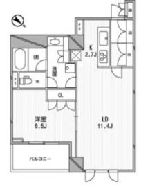 フロンティアテラス目黒 306 間取り図