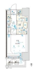 クレイシア門前仲町 2階 間取り図