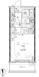 クレイシア門前仲町 2階 間取り図