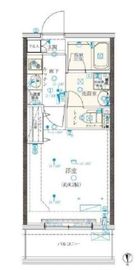 クレイシア門前仲町 4階 間取り図