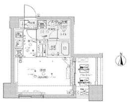 クレイシア門前仲町 3階 間取り図