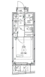 リクレイシア西麻布 1-702 間取り図