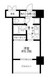 メインステージ南麻布4 10階 間取り図