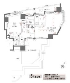 ZOOM都立大学 9階 間取り図