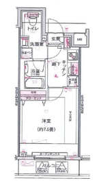 デュアレス愛宕虎ノ門 5階 間取り図