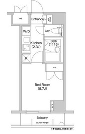 コンフォリア芝浦キャナル 403 間取り図