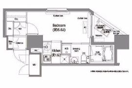 コンフォリア西蒲田 1002 間取り図