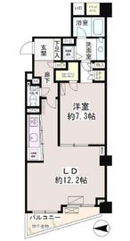 南麻布パークホームズ 3階 間取り図