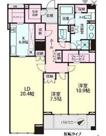 麻布台パークハウス 11階 間取り図