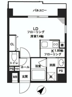 レジデンスみその 601 間取り図