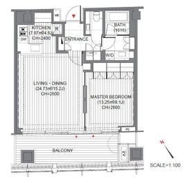 虎ノ門ヒルズレジデンス 37階 間取り図