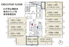 クロスオフィス内幸町 1406 間取り図