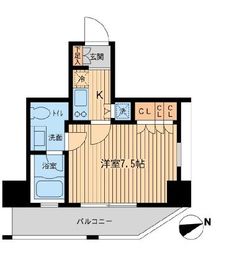 レジデンス大森 405 間取り図