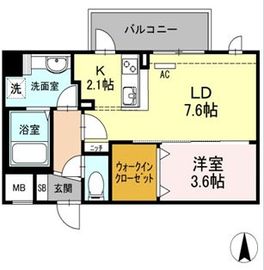 イーストングレイス 313 間取り図