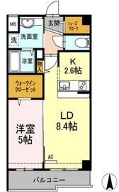 イーストングレイス 107 間取り図