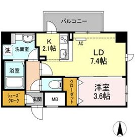 イーストングレイス 110 間取り図