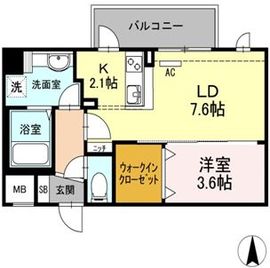 イーストングレイス 312 間取り図