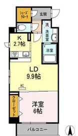 イーストングレイス 201 間取り図