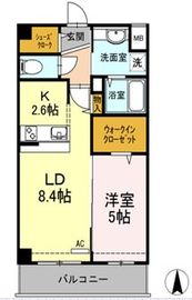 イーストングレイス 202 間取り図