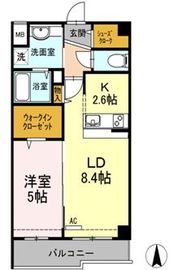 イーストングレイス 208 間取り図