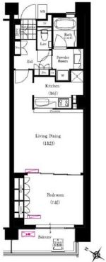 ブリリアイスト三軒茶屋アイビーテラス i210 間取り図