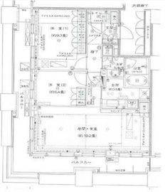 プラウドタワー東五反田 21階 間取り図