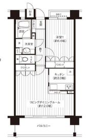 パシフィーク品川 504 間取り図