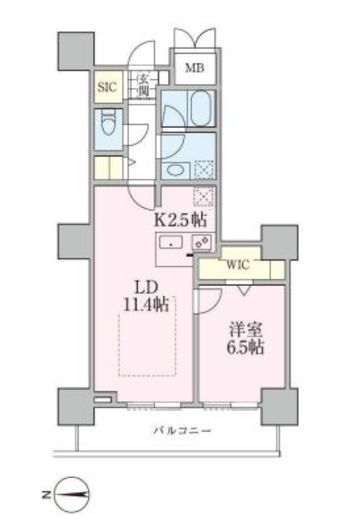 ロイヤルパークスタワー南千住 706 間取り図