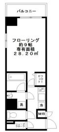 パレステュディオ渋谷イースト 2階 間取り図