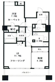 パルシオ五番町 5階 間取り図