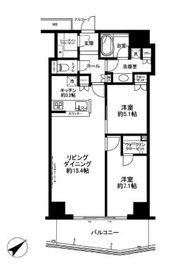 キャピタルマークタワー 30階 間取り図