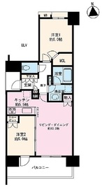 サンクタス南品川 7階 間取り図