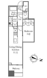 プラウド千代田淡路町 3階 間取り図