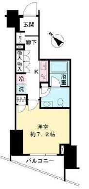 ピアース初台センティア 10階 間取り図