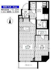 ステージグランデ菊川 7階 間取り図