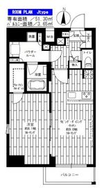 ステージグランデ菊川 8階 間取り図