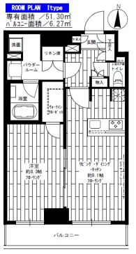 ステージグランデ菊川 9階 間取り図