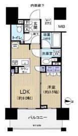 クレヴィア東陽町 7階 間取り図