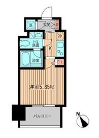 レジディア大森 904 間取り図