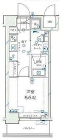 ガリシア浜松町 3階 間取り図