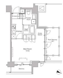 プラウドフラット中落合 301 間取り図