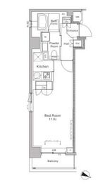 プラウドフラット中落合 305 間取り図