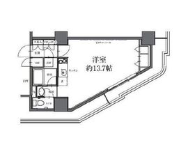 HF駒沢公園レジデンスタワー 1404 間取り図