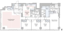 ラ・トゥール渋谷 1810 間取り図