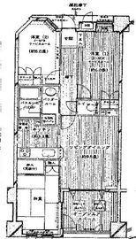 グランシティ勝どきアーバンオアシス 6階 間取り図