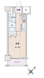 エスティメゾン錦糸町2 312 間取り図