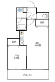 南麻布パークハイツ 603 間取り図